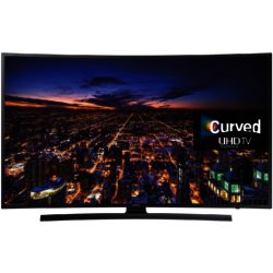 Samsung UE40JU6500 Black 40inch 4K Ultra HD TV Curved Smart LED Freeview HD 4x HDMI and 3x USB Ports